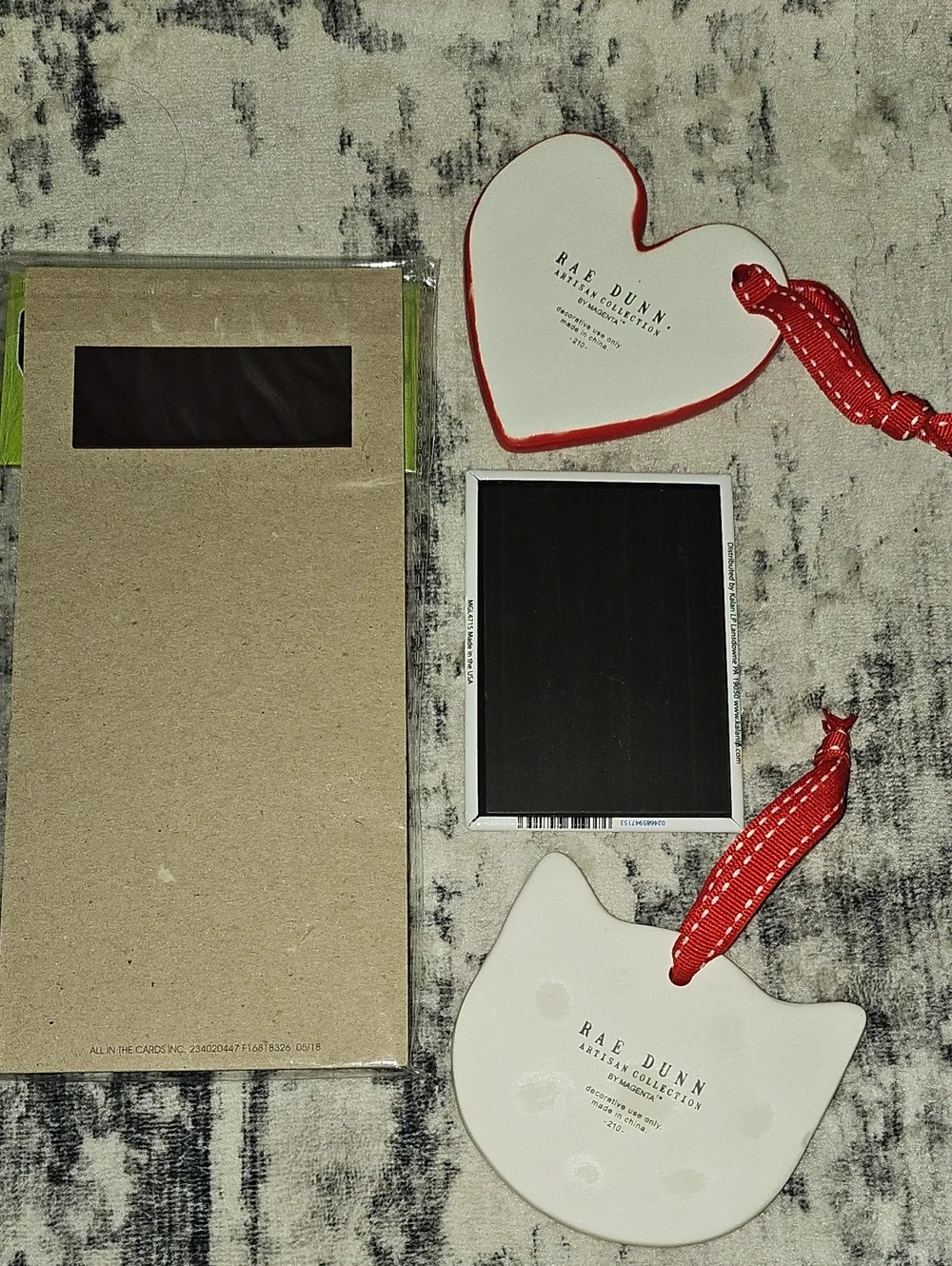 Cat Bundle Themed Magnetic List Pad + Holiday Cat Ornaments